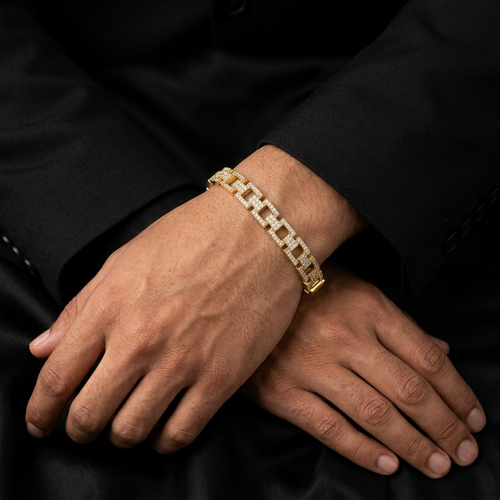 Crystal Cuban Link Bracelet