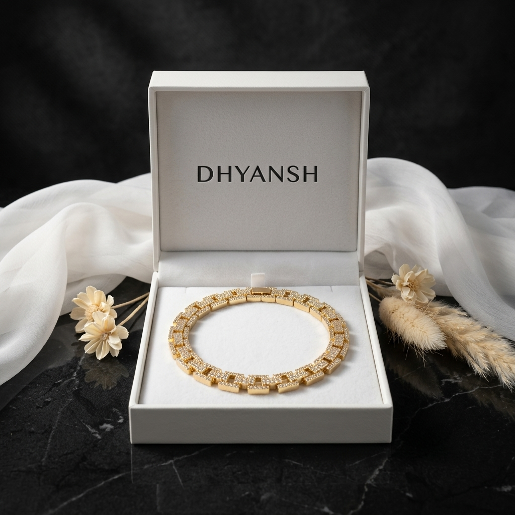 Crystal Cuban Link Bracelet