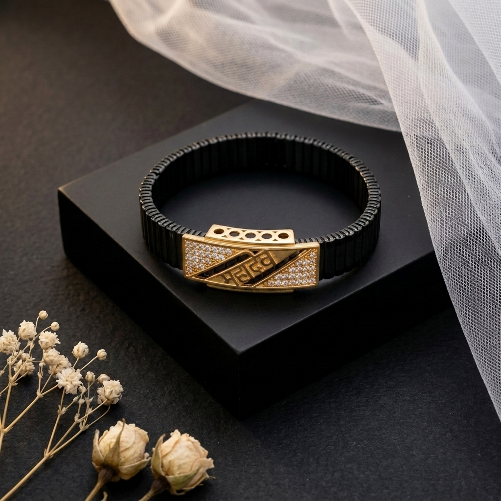 Men's Mahadev Crystal Bracelet