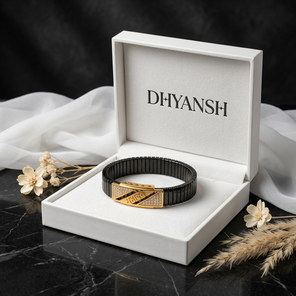 Men's Mahadev Crystal Bracelet