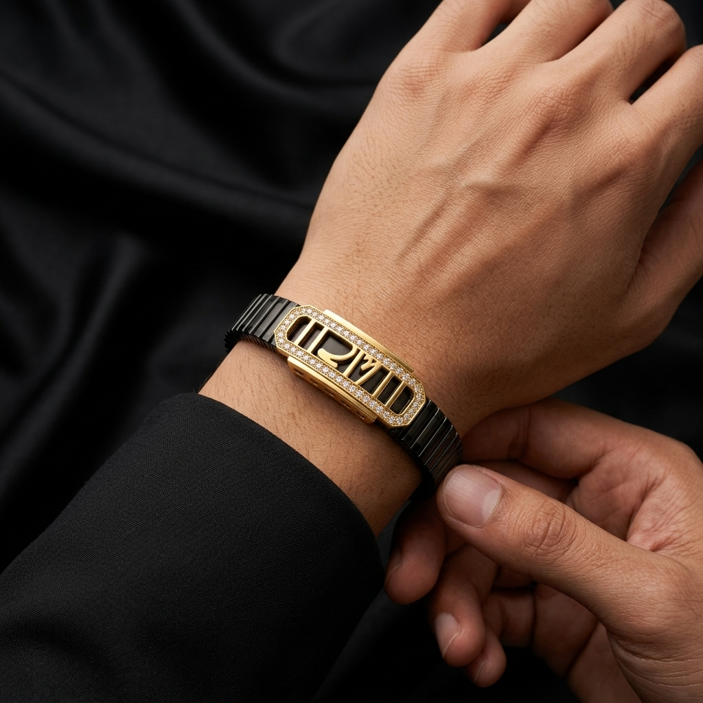 Men's Ram Crystal Bracelet