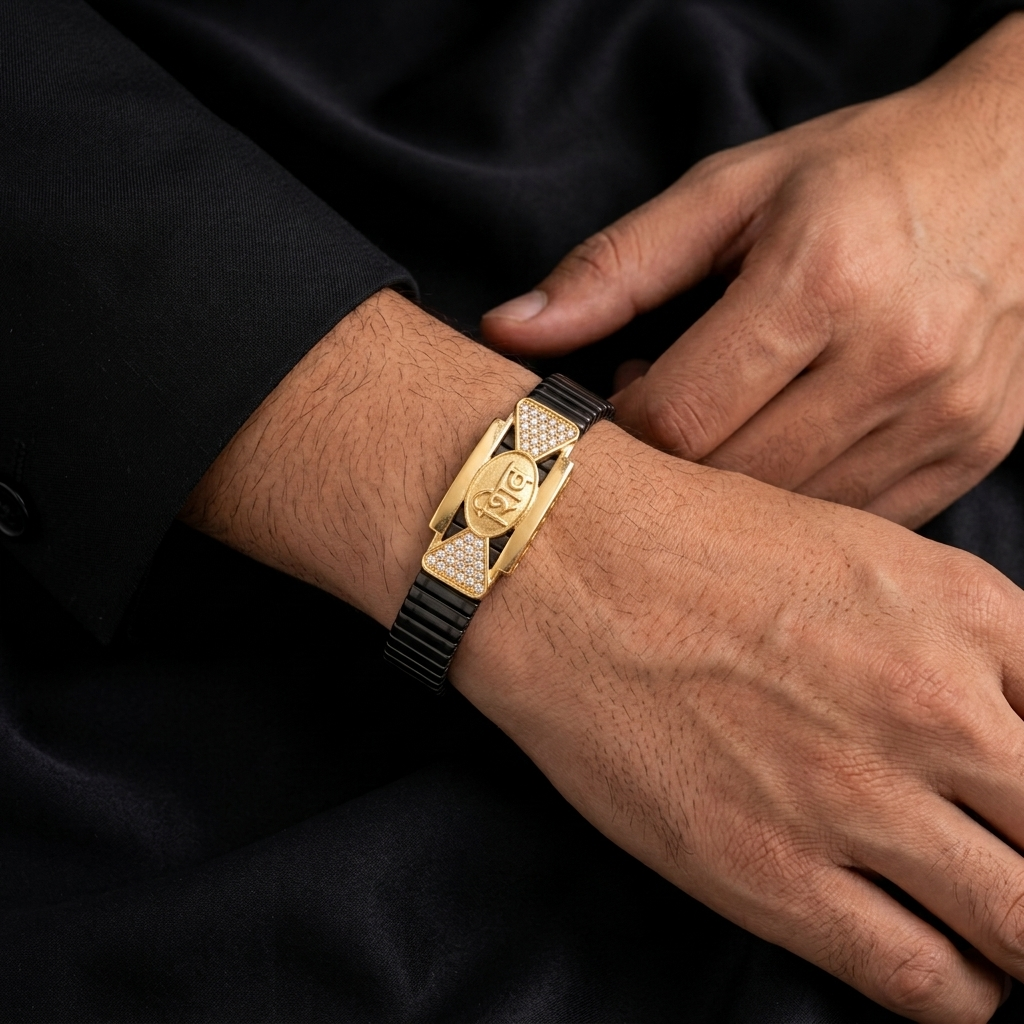 Men's Shiv Crystal Bracelet