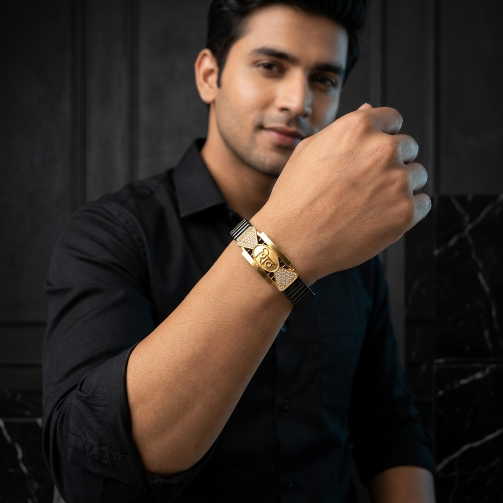 Men's Shiv Crystal Bracelet